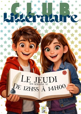 NOUVEAU : CLUB LITTÉRATURE 